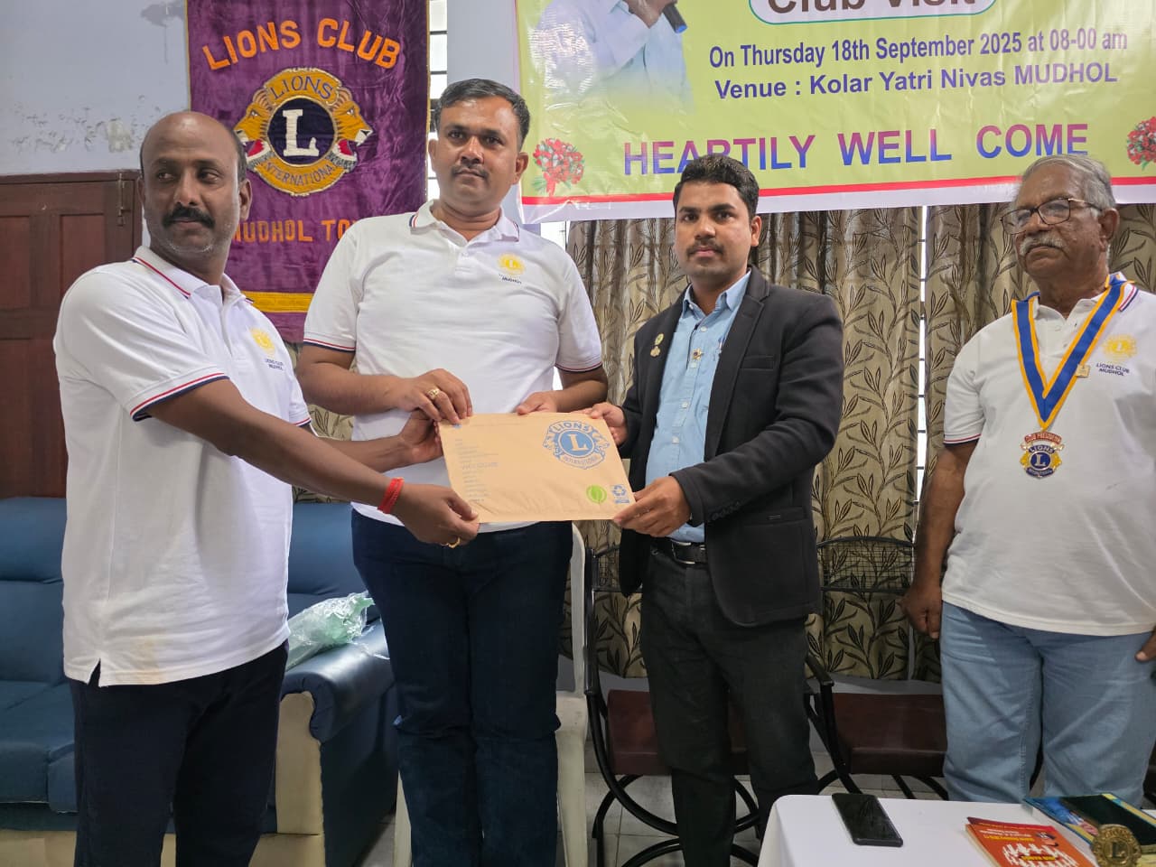 Mudhol club Official visit .