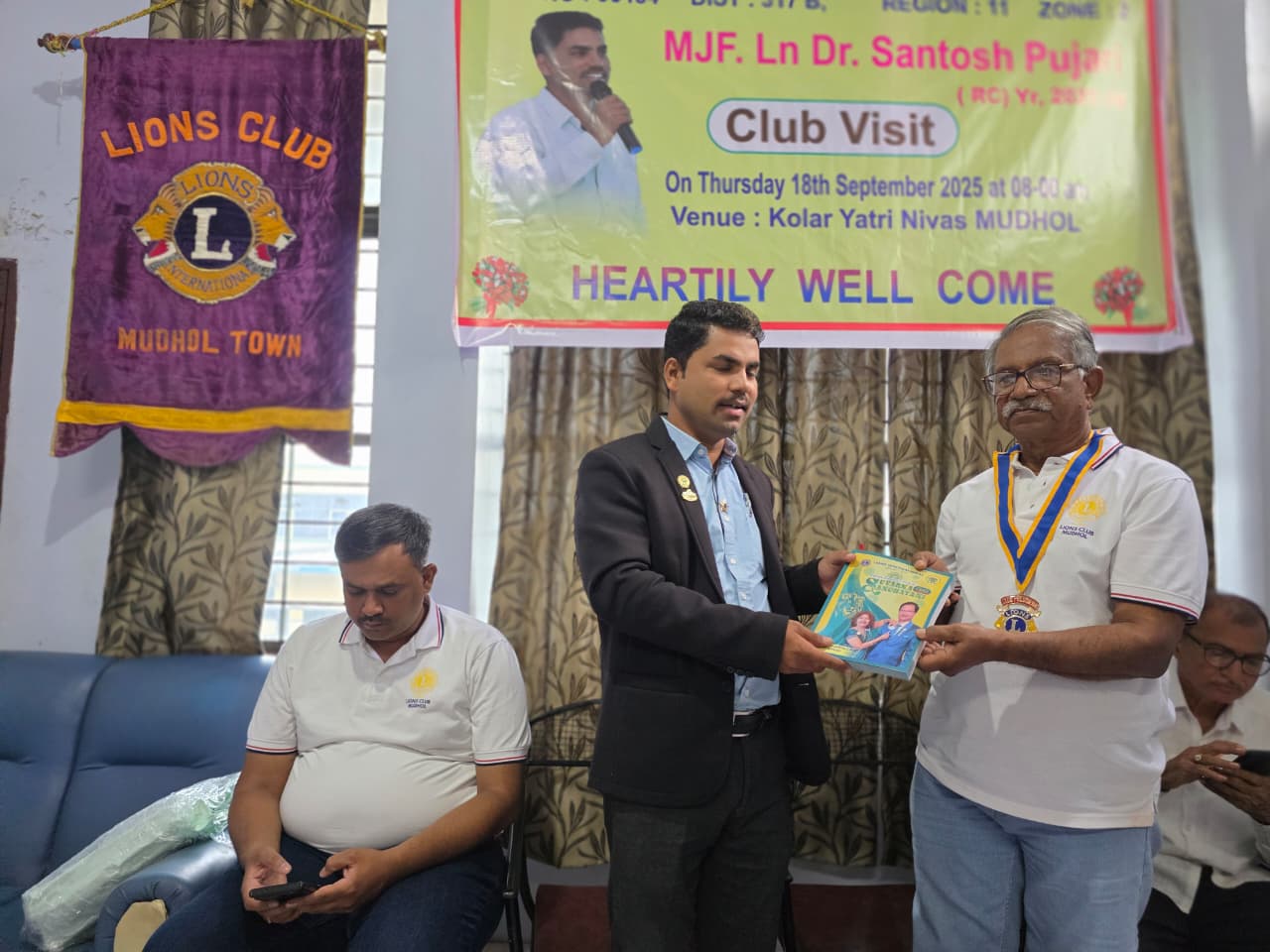 Mudhol club Official visit .