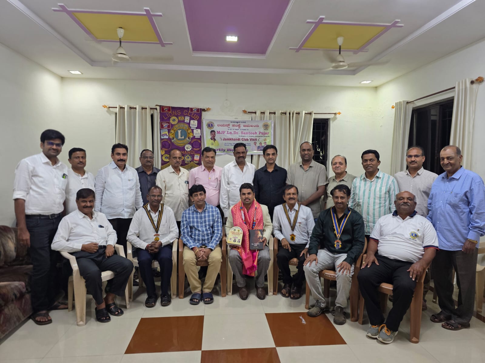 Jamakandi club official visit.