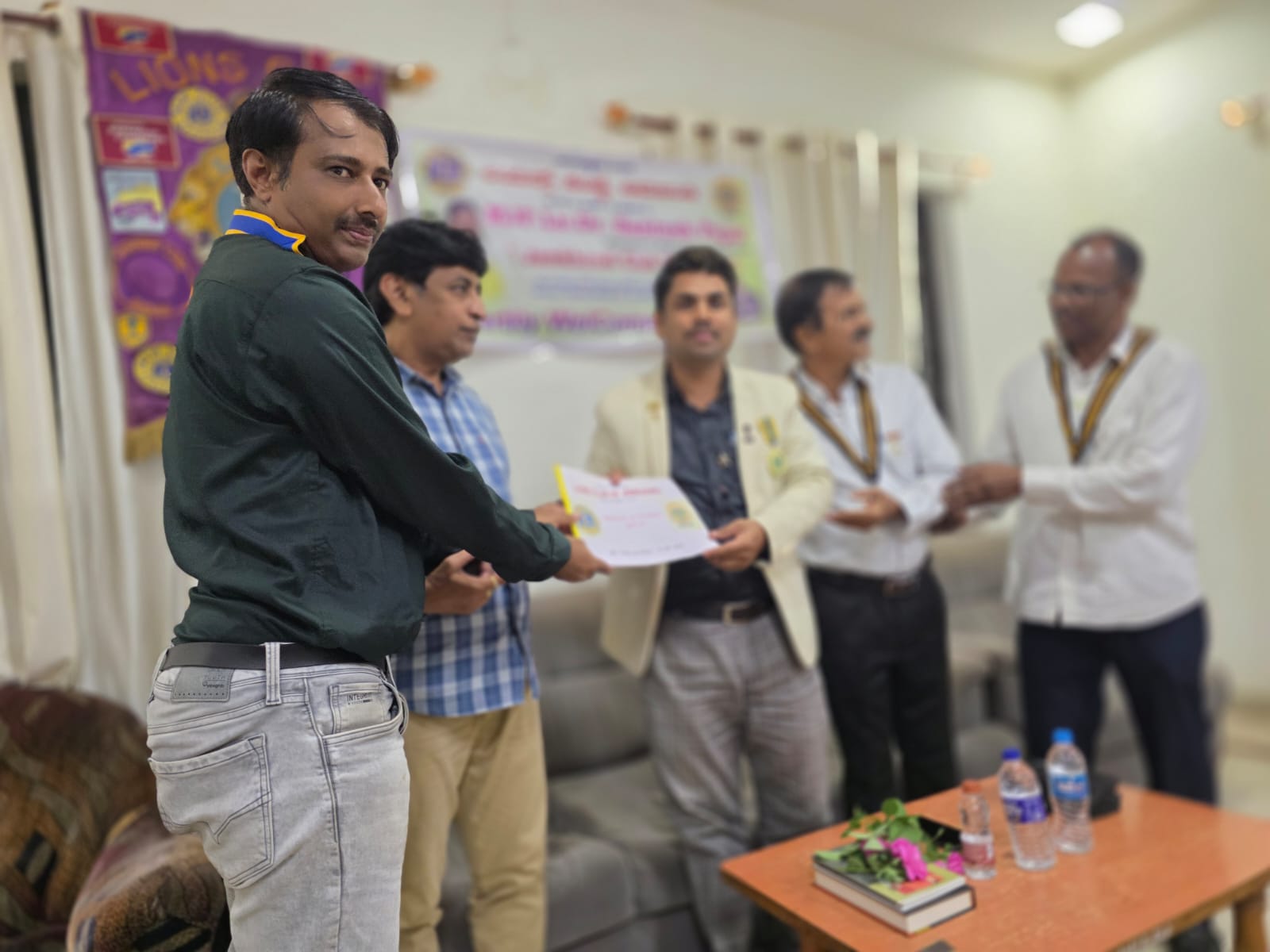 Jamakandi club official visit.