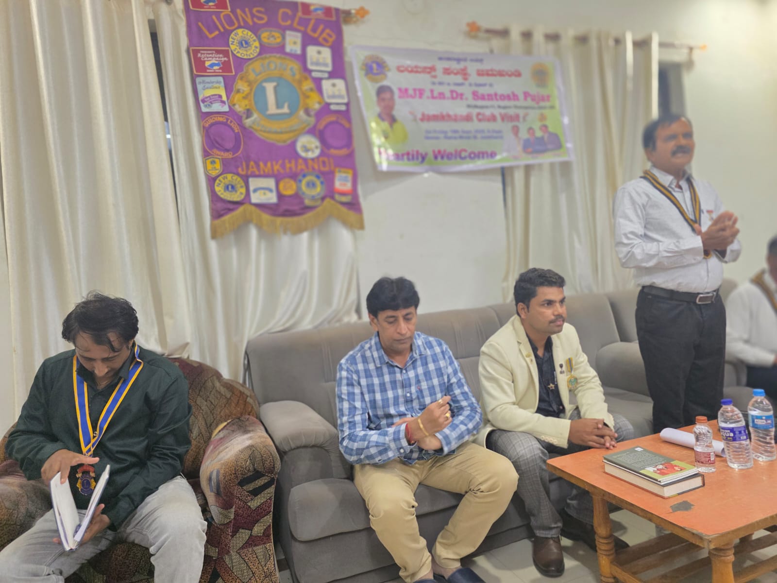 Jamakandi club official visit.