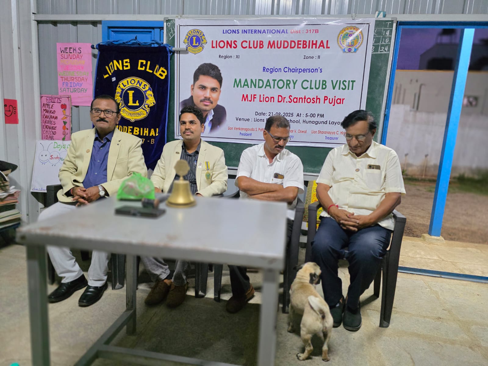 Muddebihal club official visit.