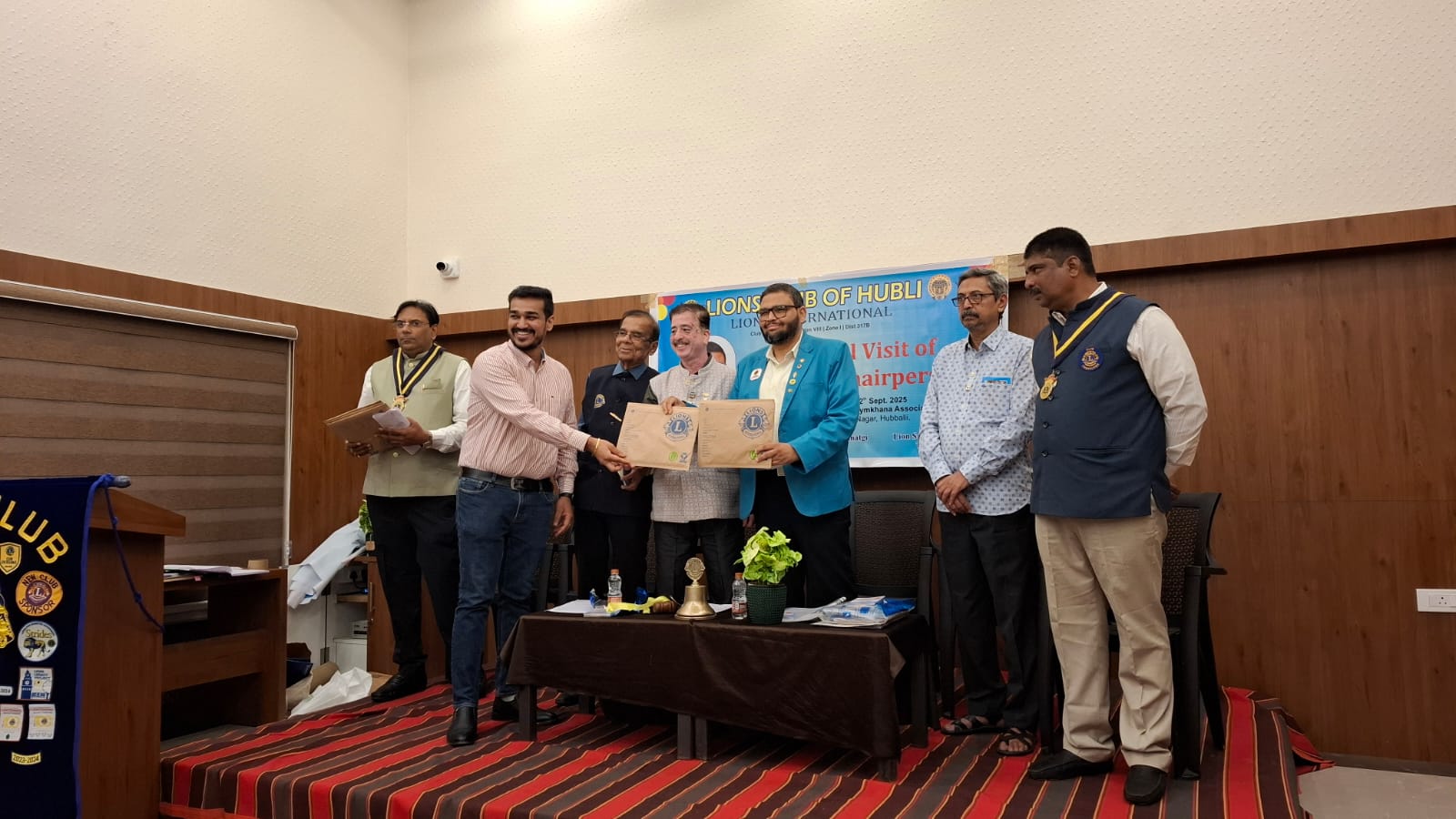 RC VISIT TO LIONS CLUB OF HUBLI 