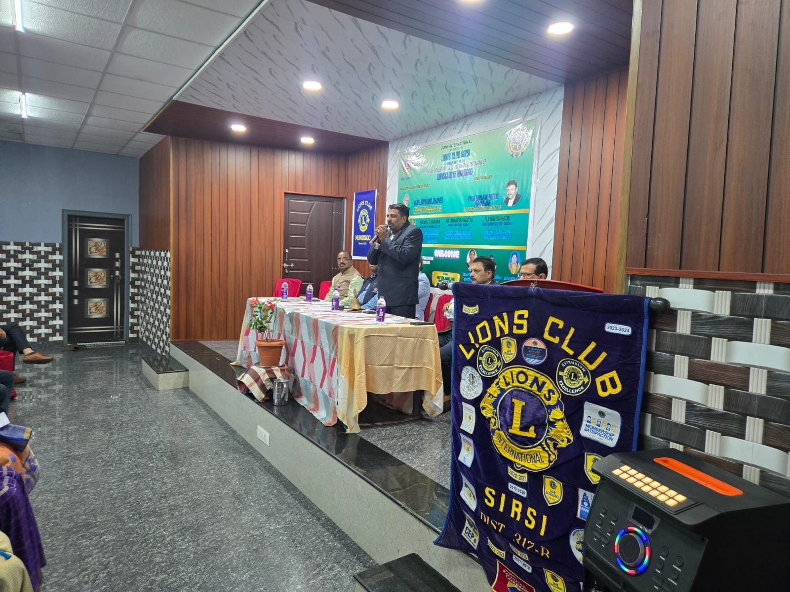 CHARTER PRESENTATION TO THE NEW CLUB LIONS CLUB OF MUNDGOD (INITIATED IN 2024-25)
