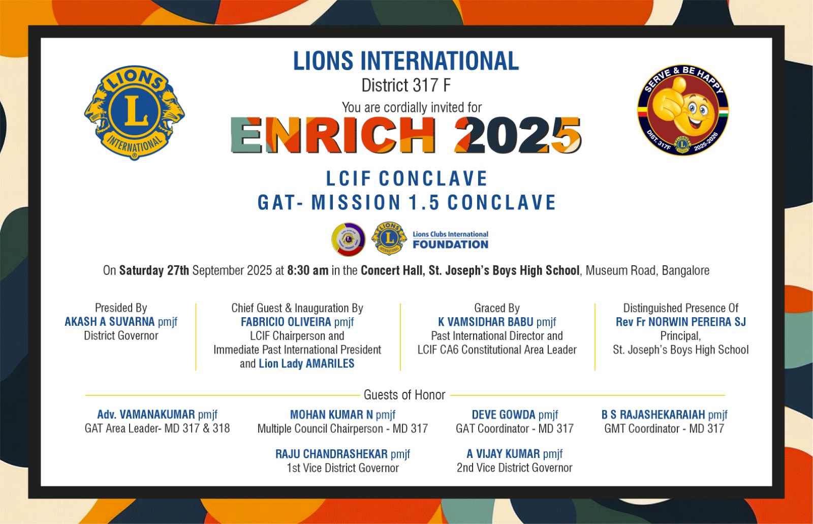 ENRICH 2025, LCIF & GAT Mission 1.5 Conclave 