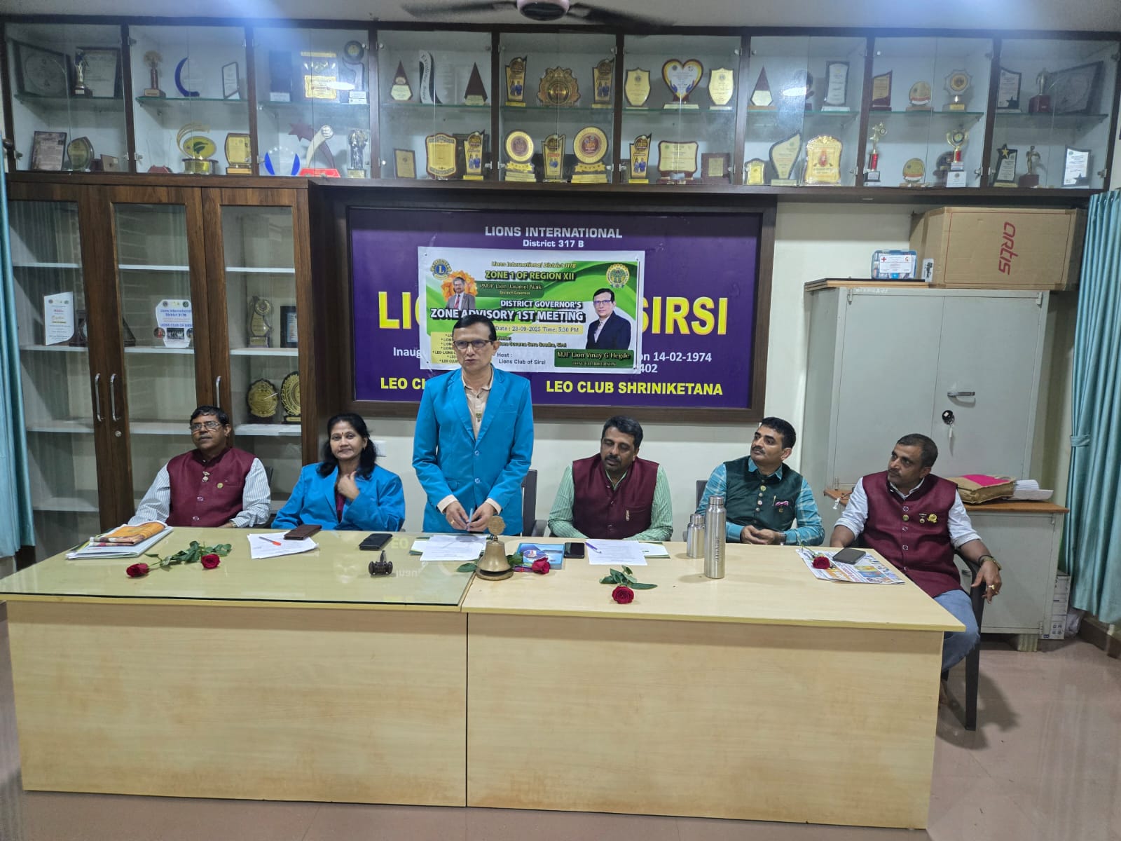 DISTRICT GOVERNOR'S ZONE ADVISORY FIRST MEETING