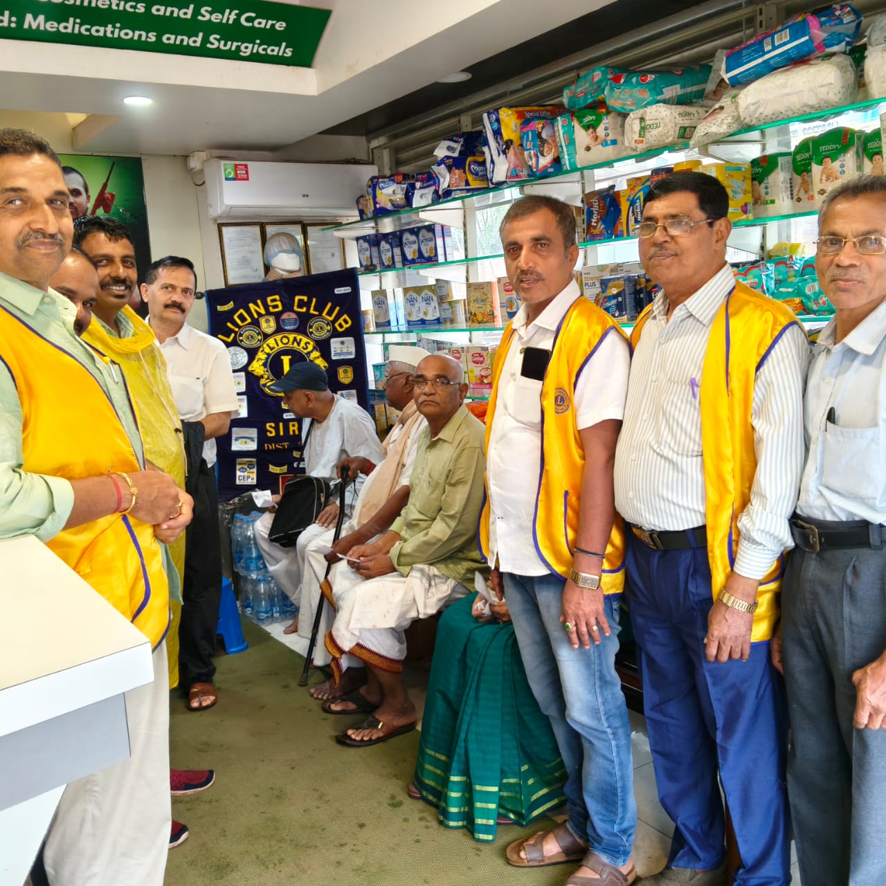 Attendance at Lions Cub Sirsi Signature Activity - Monthly Free Diabetic Check-Up Camp