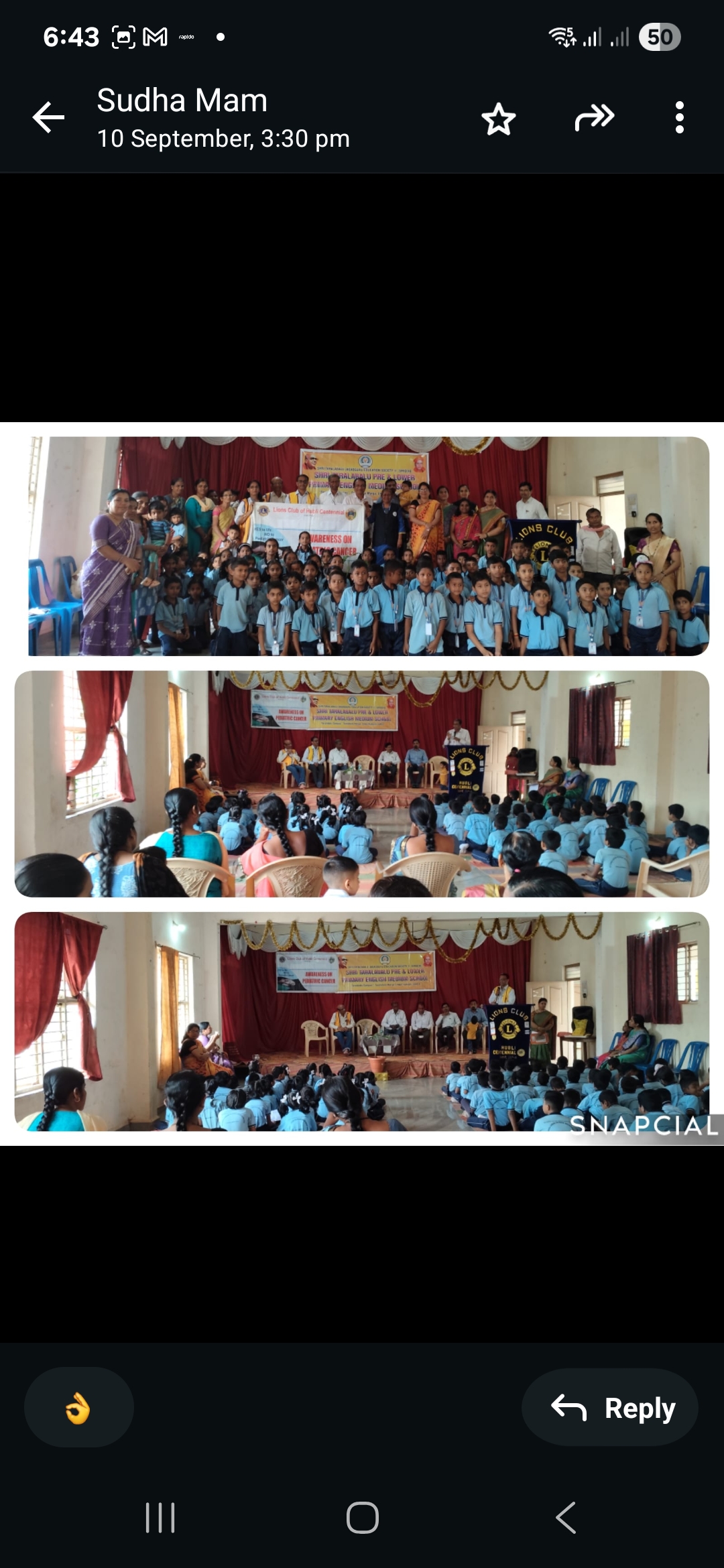 Awareness Talk by Oncologist on pediatric cancer