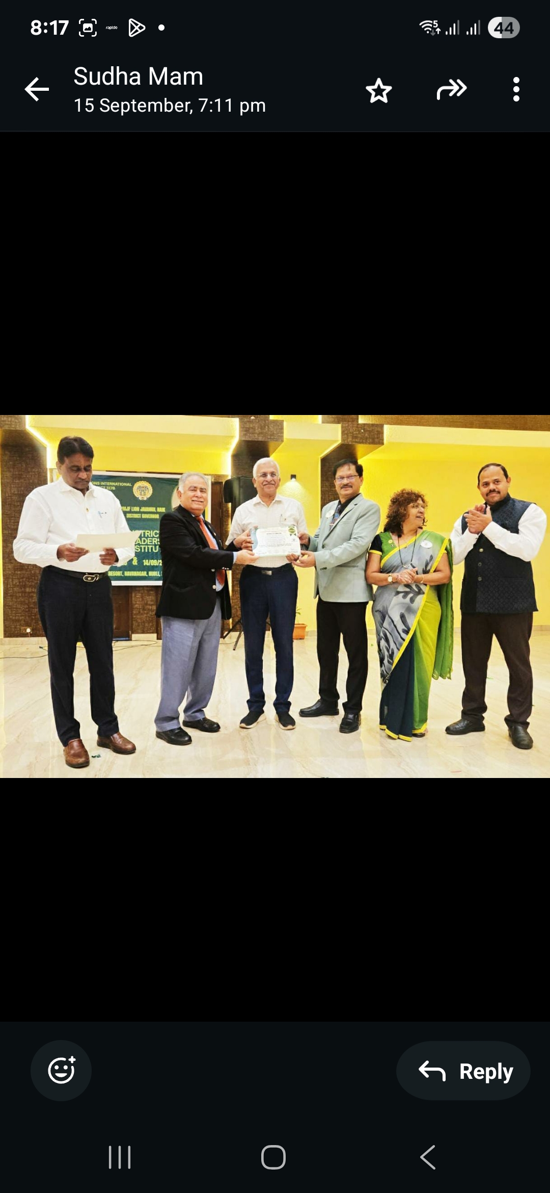 DLLI programme participation by our club members