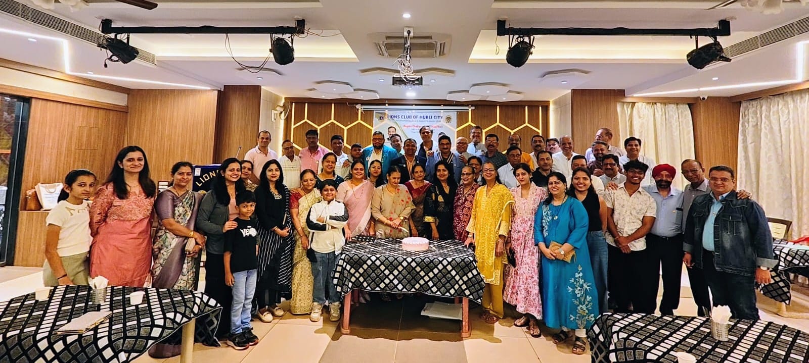 On 20th September 2025, we, the P S T of Lions Club of Hubli City, had the privilege of organizing the Official Visit of Region Chairperson PMJF Ln. Dnyanesh Natu to our club, combined with our Club Family Meet.