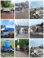 Lions club of Mapusa Elite organizing beach cleaning activity at Vagator