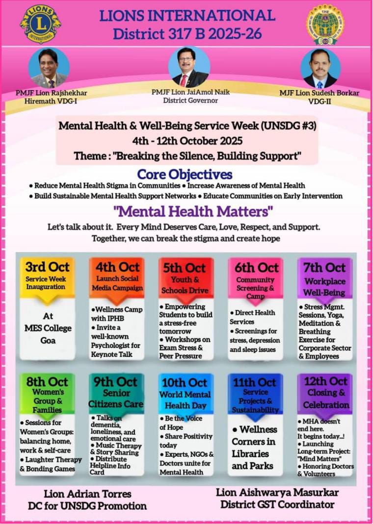 Mental Health & Well Being Planner Co Released Online and Offline by DC For UNSDG And GST Coordinator