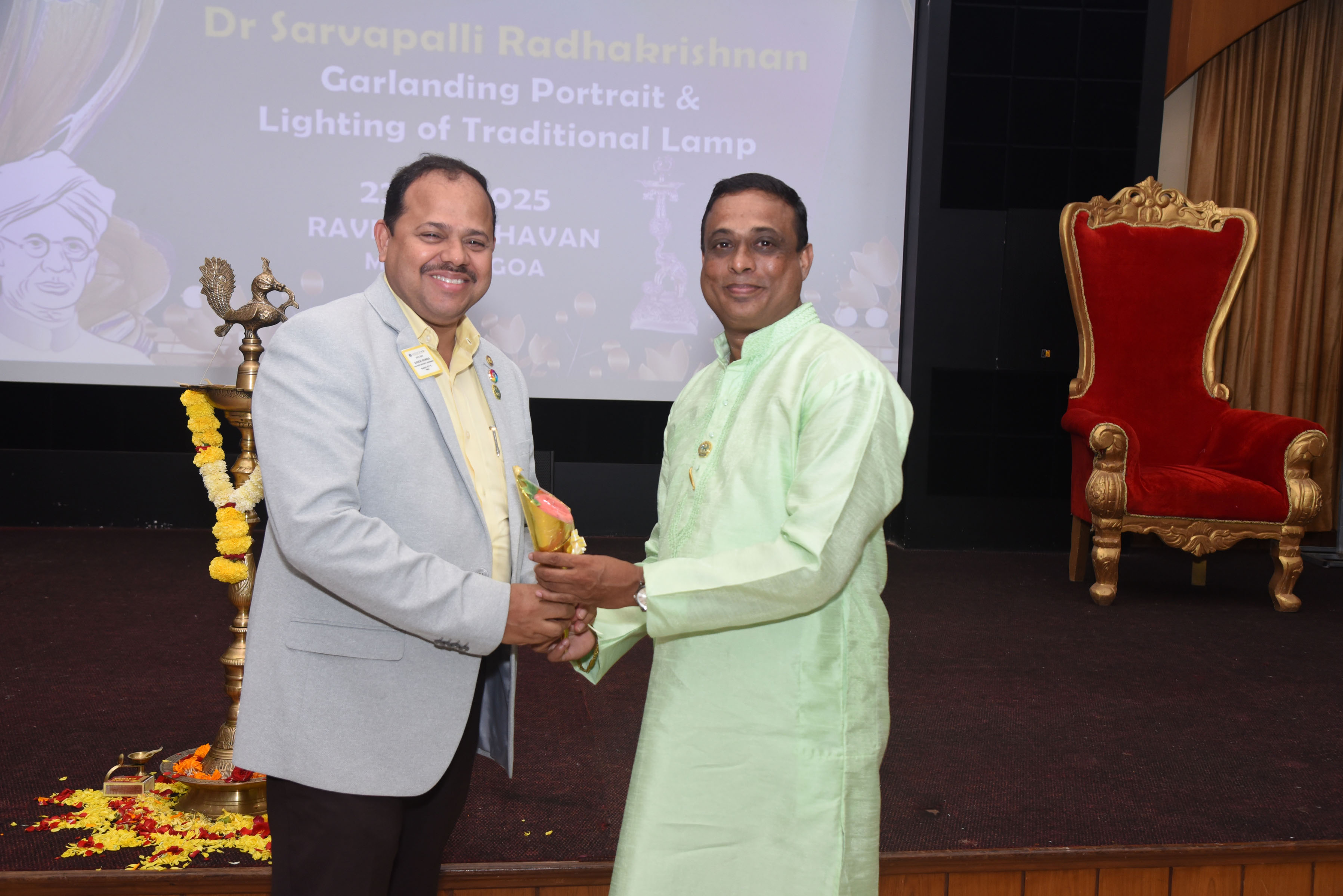 Lions International District 317 B Golden Jubilee Celebrations with Felicitation of 51 Teachers Across Goa & Karnatak at Ravindra Bhavan was the District Coordinator for District Teachers Felicitation Program