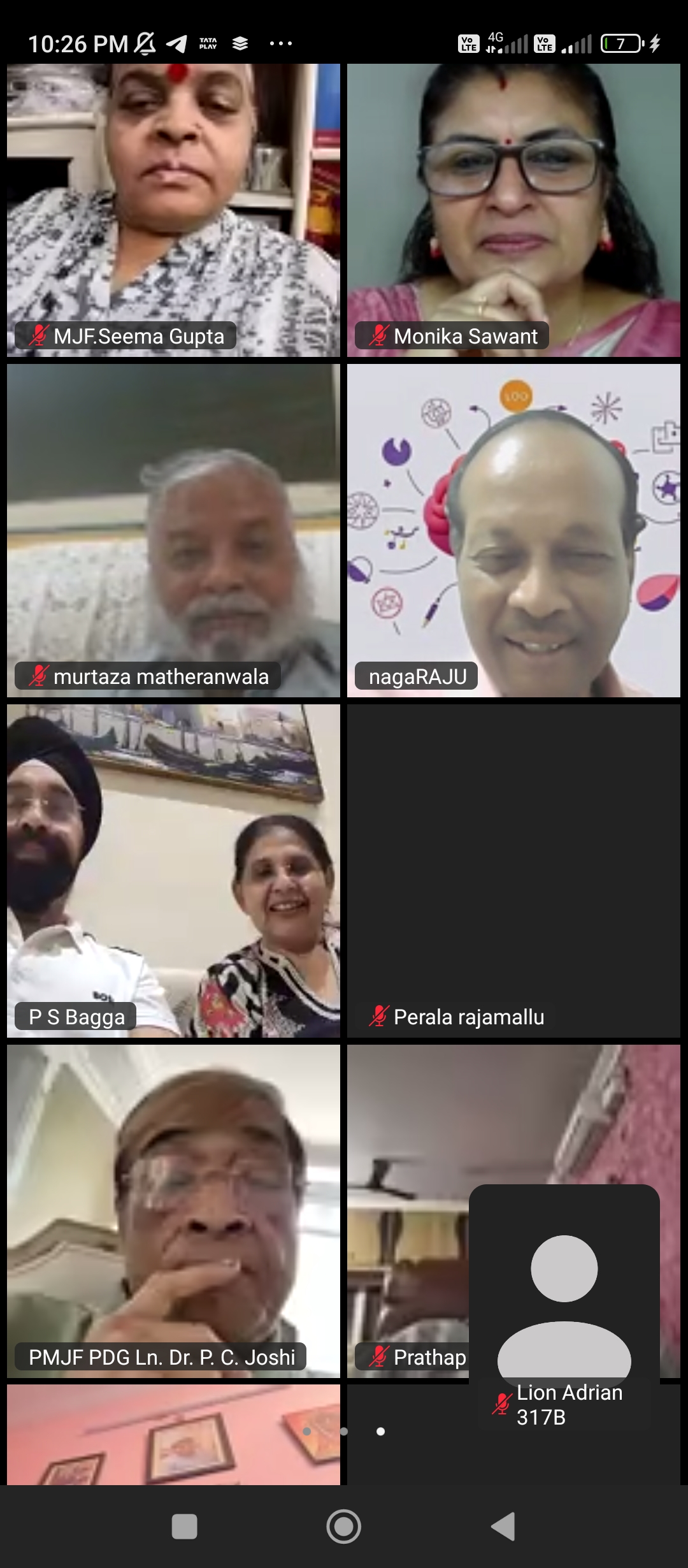 Attended District, Multiple and LCIP Training on Skill Up Online by Our Very Own PDG Lion Monika Sawant 