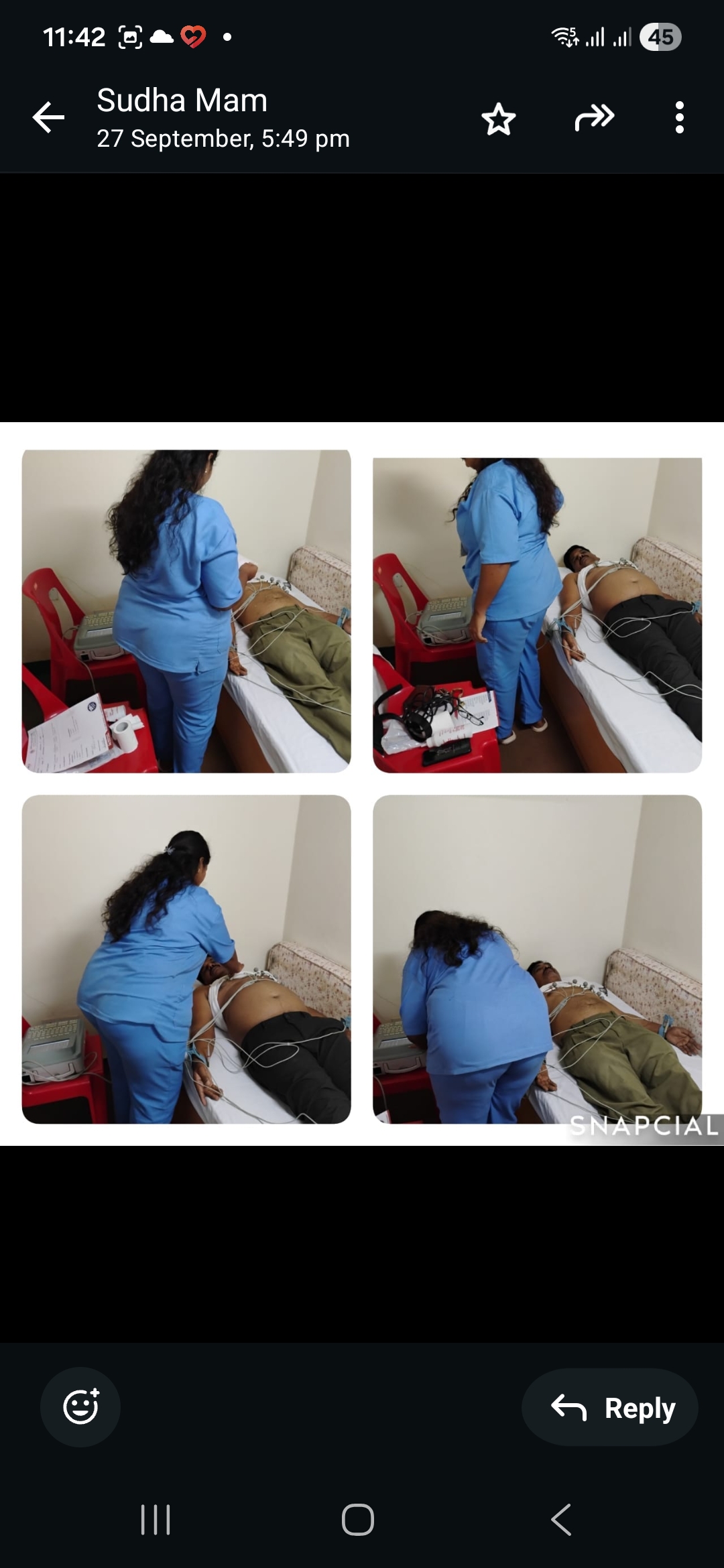 Diabetes screening and screening for cardiac problems at KOF,hubli