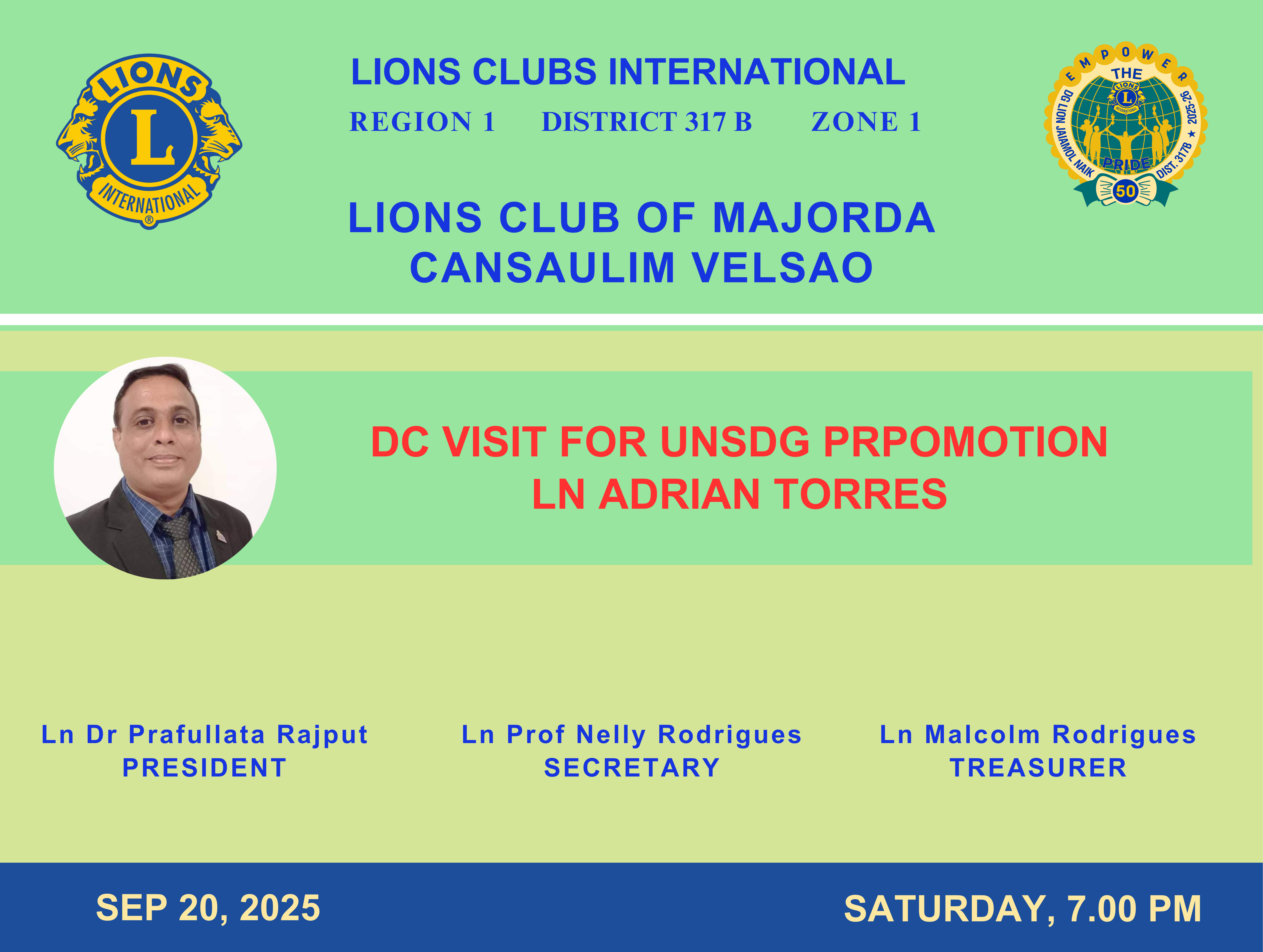 DC visit for UNSDG promotion