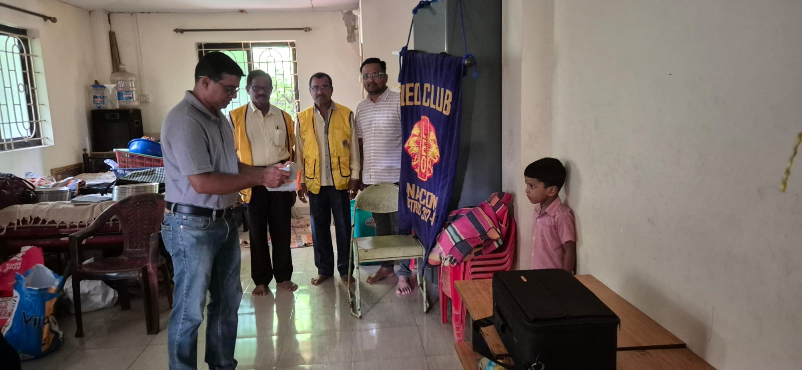 Children's  eye screening camp 