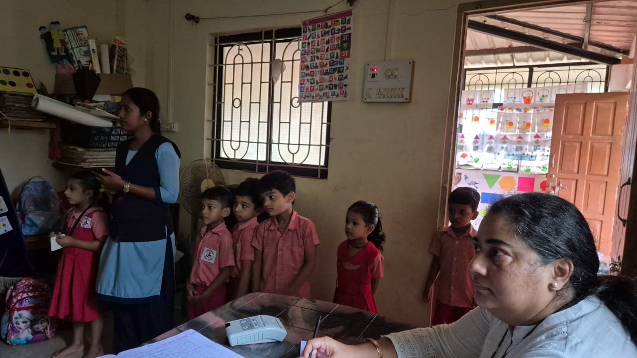 Children's  eye screening camp 