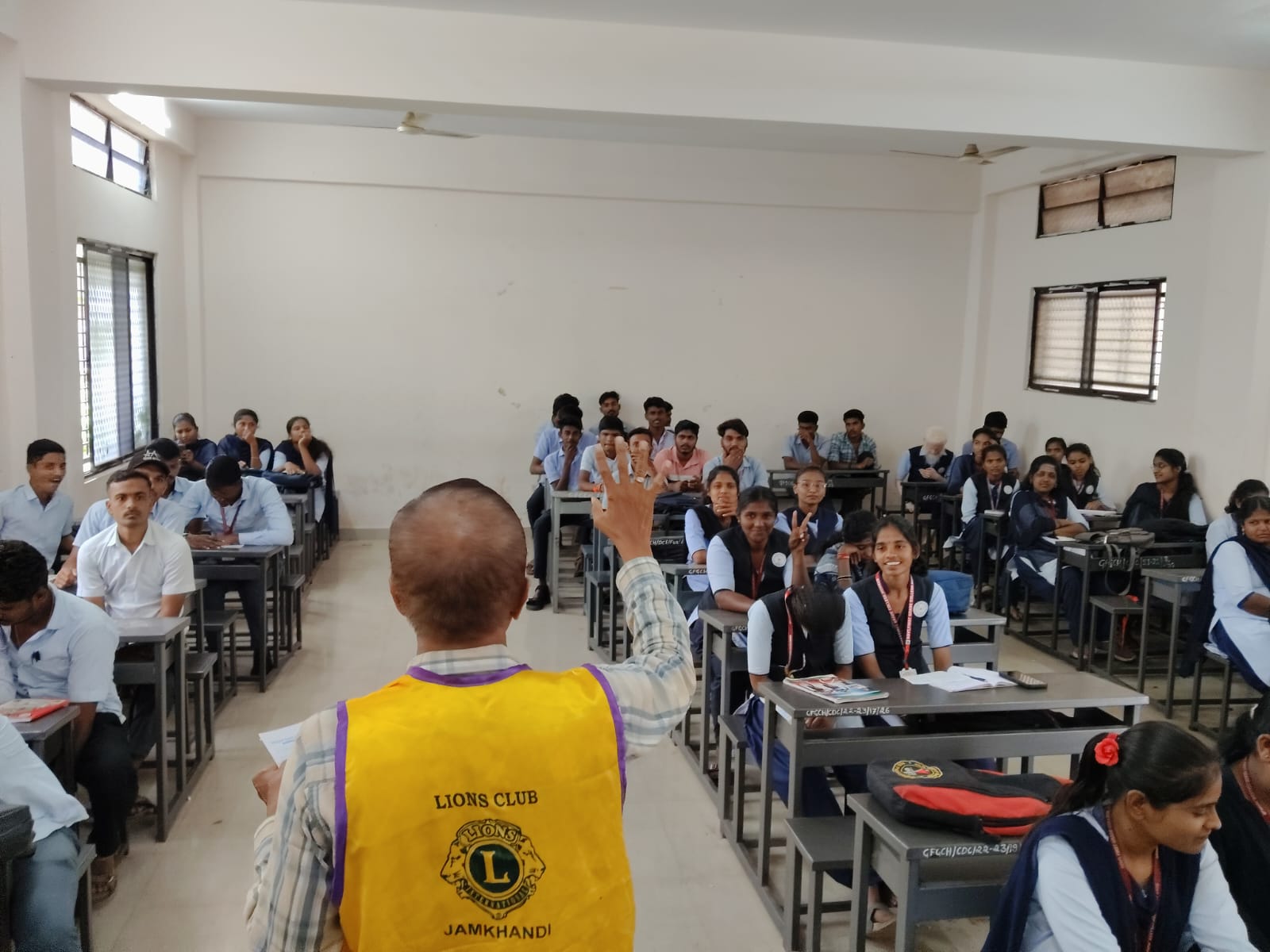 2nd Stage of Training for Social work Dept. Pol.Science, History and Sociology Students at GFG College for Banking Service.