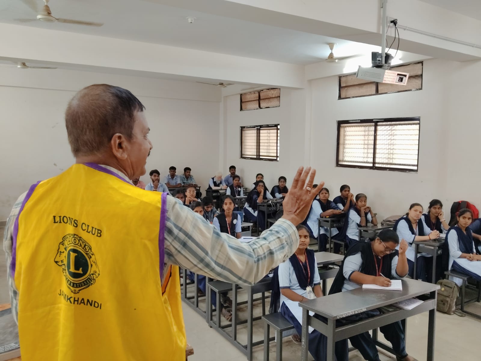 2nd Stage of Training for Social work Dept. Pol.Science, History and Sociology Students at GFG College for Banking Service.