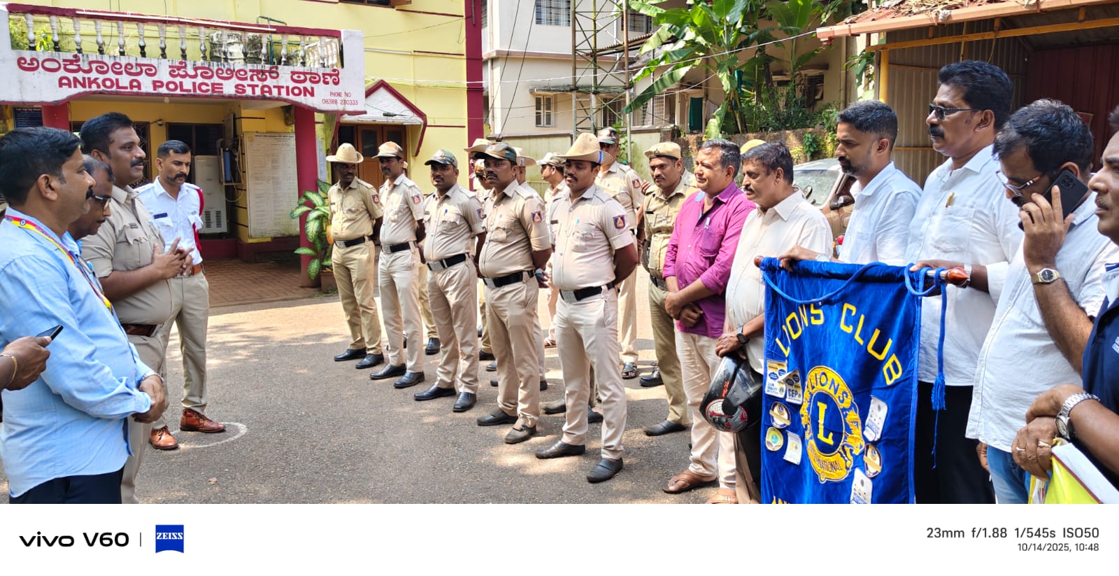ORGANIZING PUBLIC AWARENESS PROGRAM.   HELMET AWARENESS RALLY