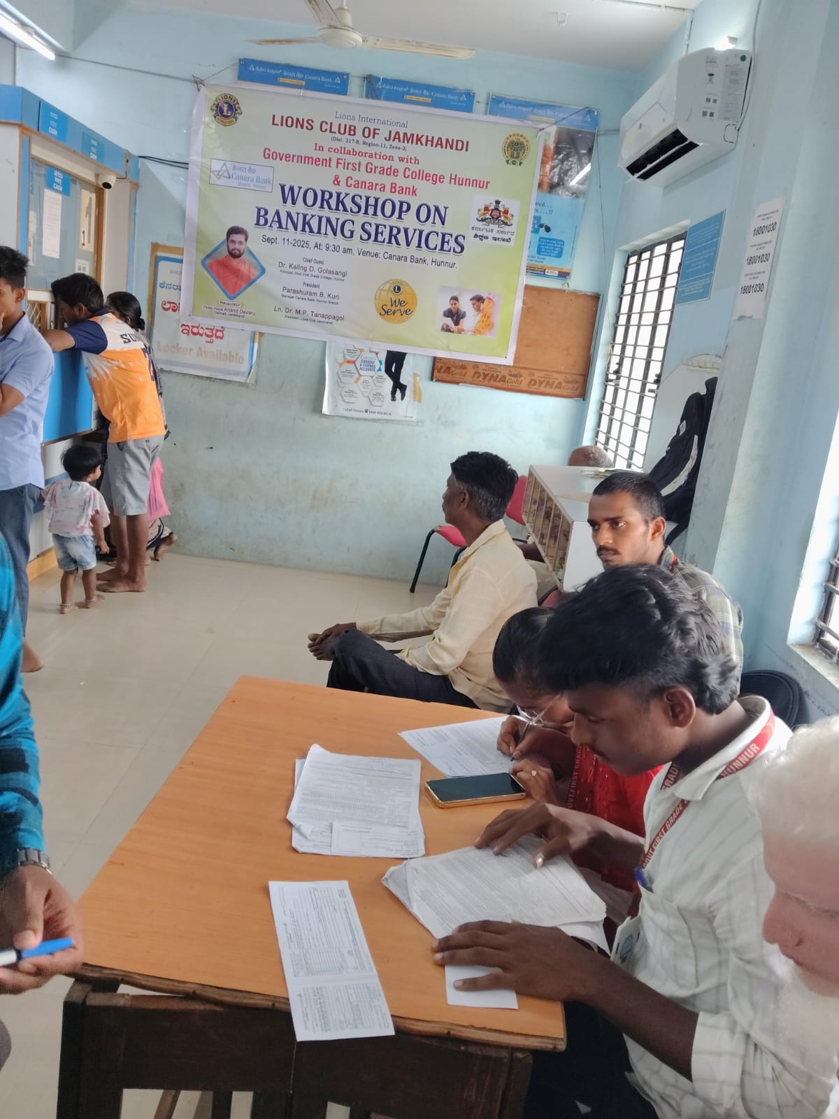 Continue Workshop on Banking Services on -15.10.2025