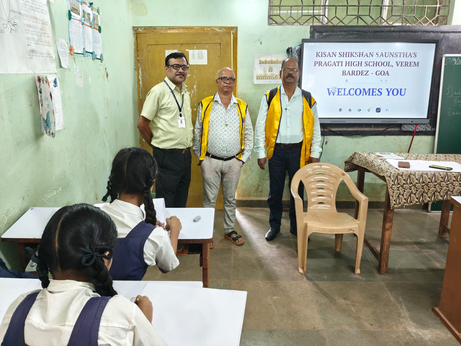 peace poster at Pragati H/S