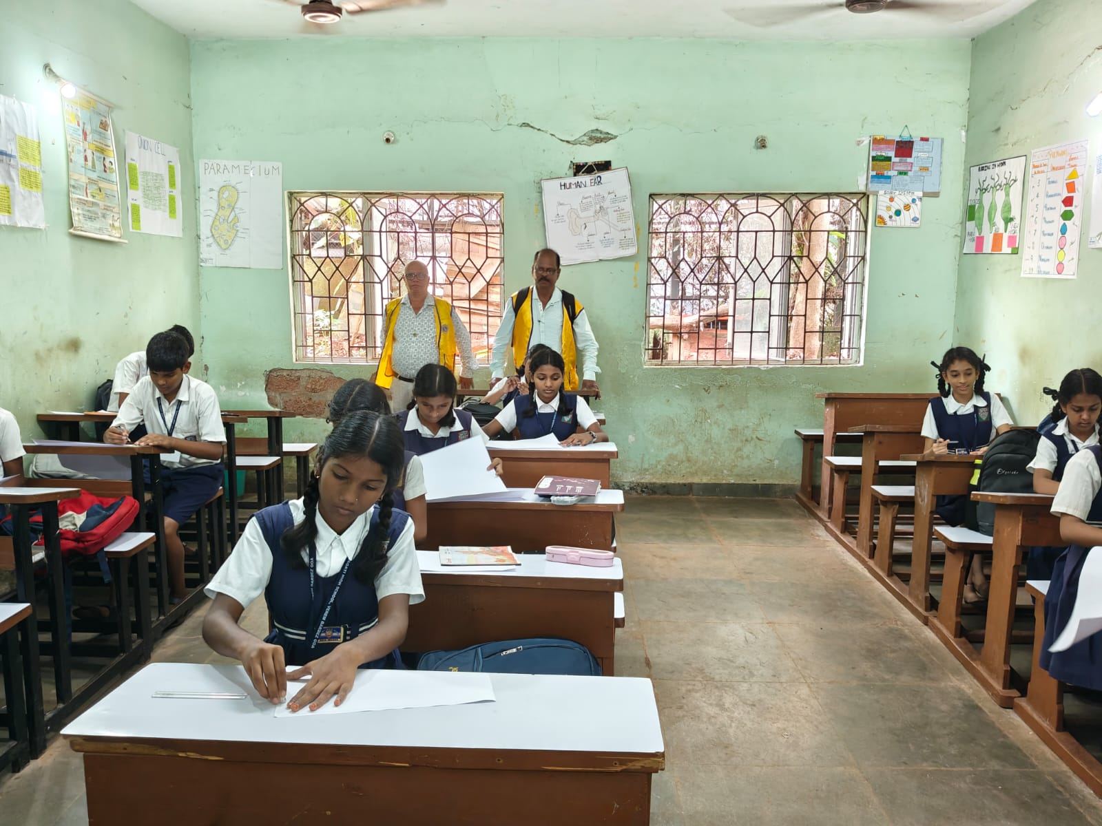 peace poster at Pragati H/S