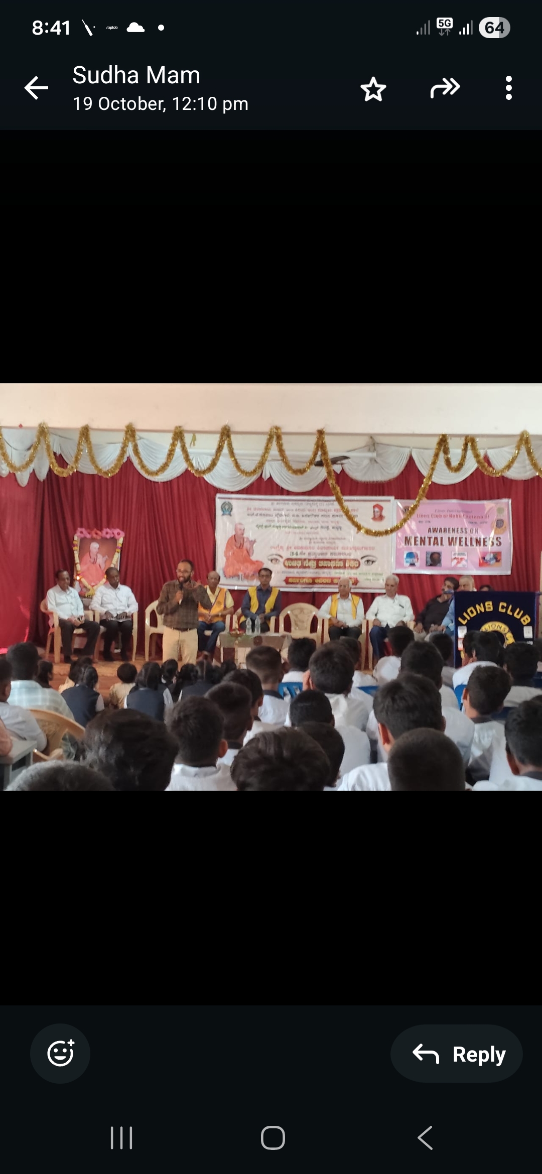 Mental health awareness talk 