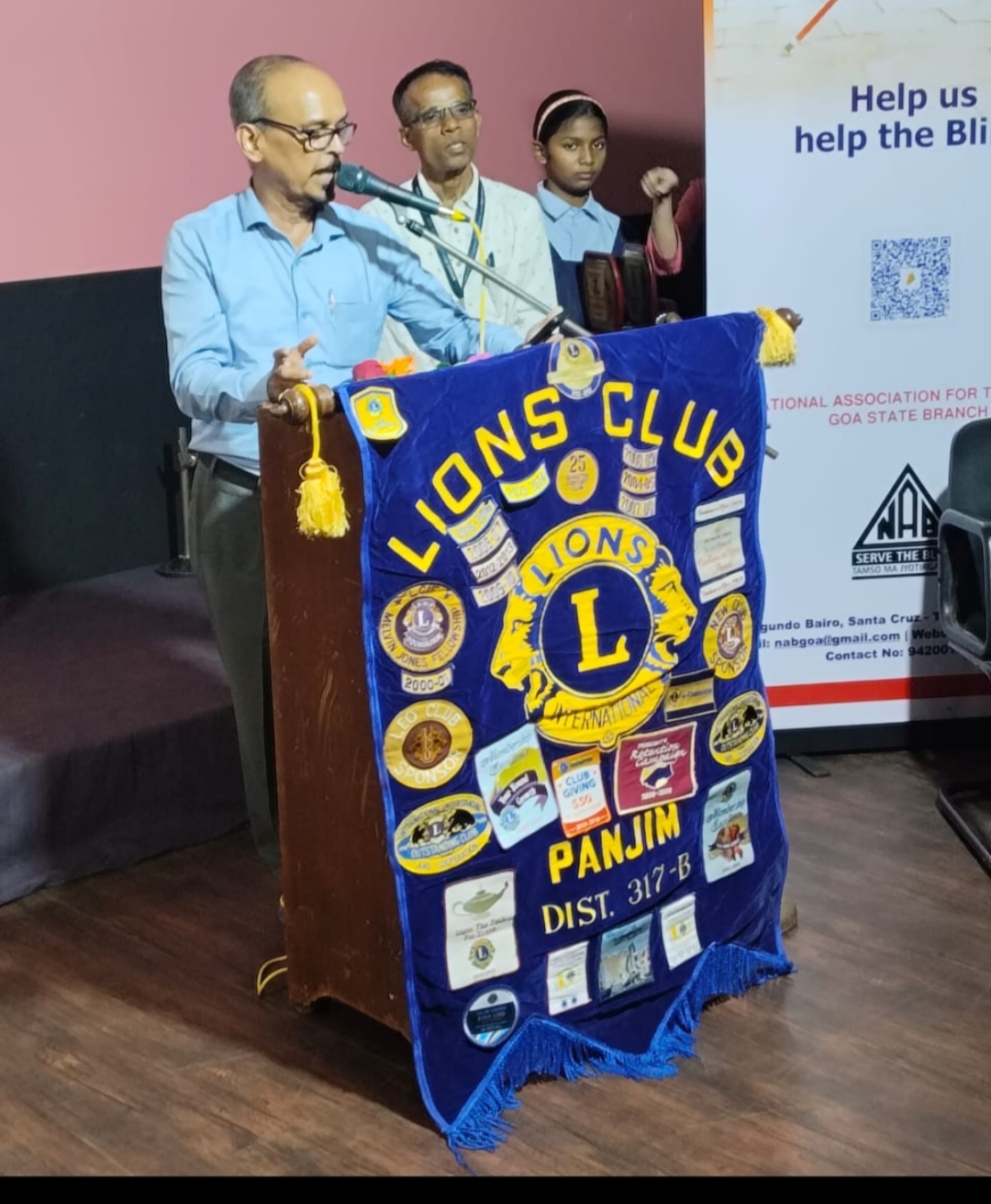 Celebrated World White Cane Day with students of the Goa Blind Association 