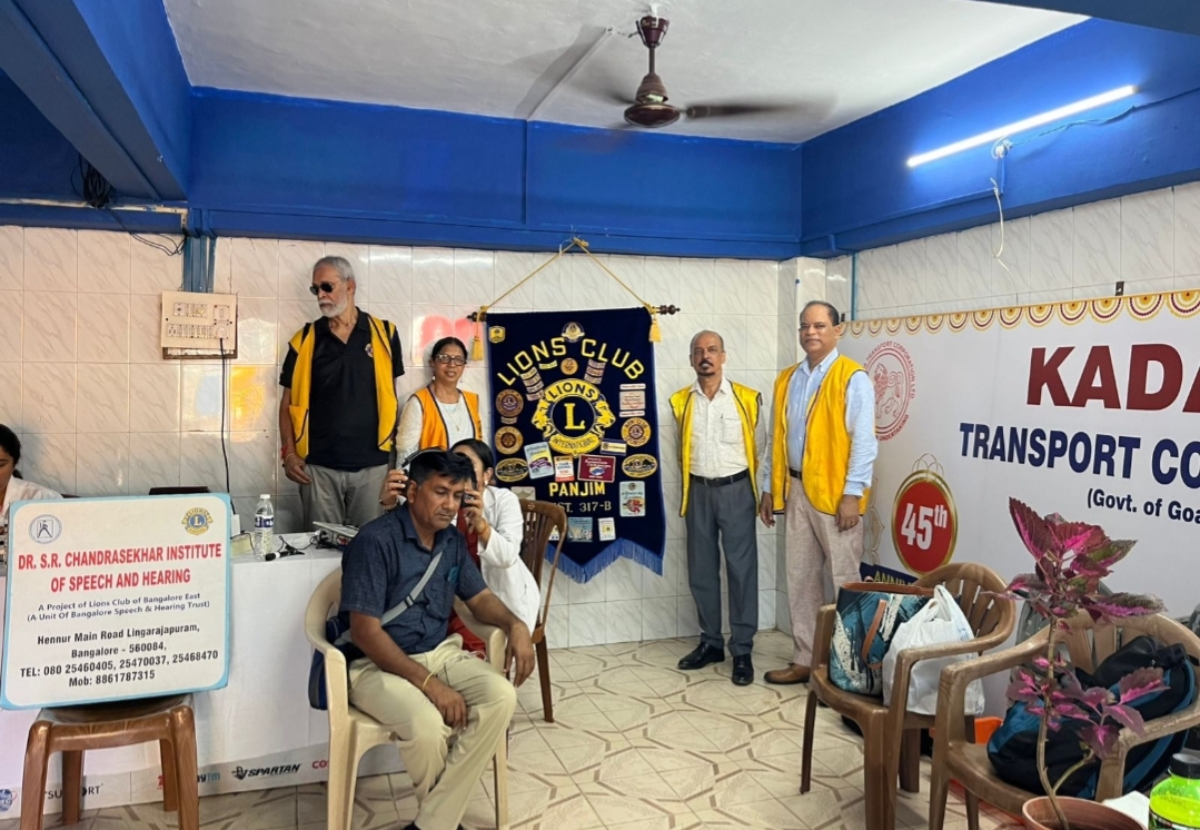 Lions club of Panjim organised a Speech and hearing loss detection camp