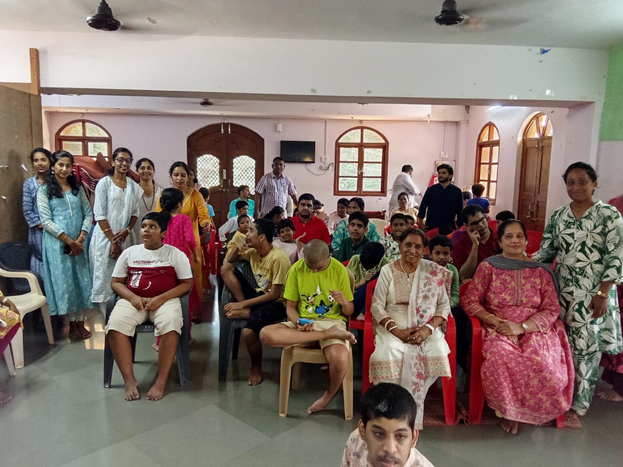 Diwali Celebrations with Differently Abled Students