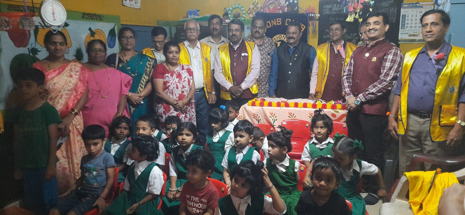 DONATION OF BABY CHAIRS TO ANGANAVADI (GOVERNMENT BABY SITTING) SCHOOL