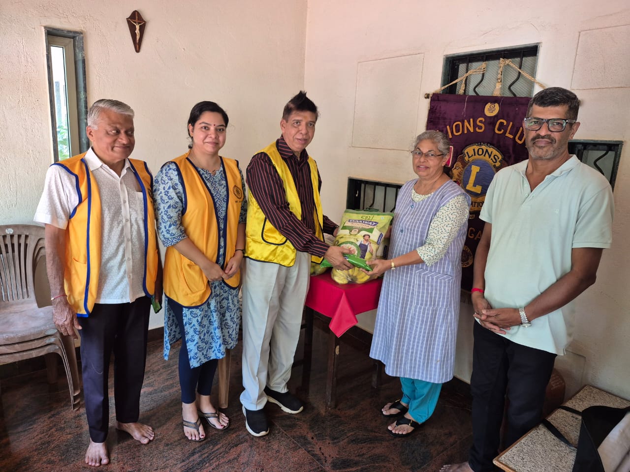 Donation of Groceries & Food Items for Shanti Avedna Sadan, Loutulim, South Goa