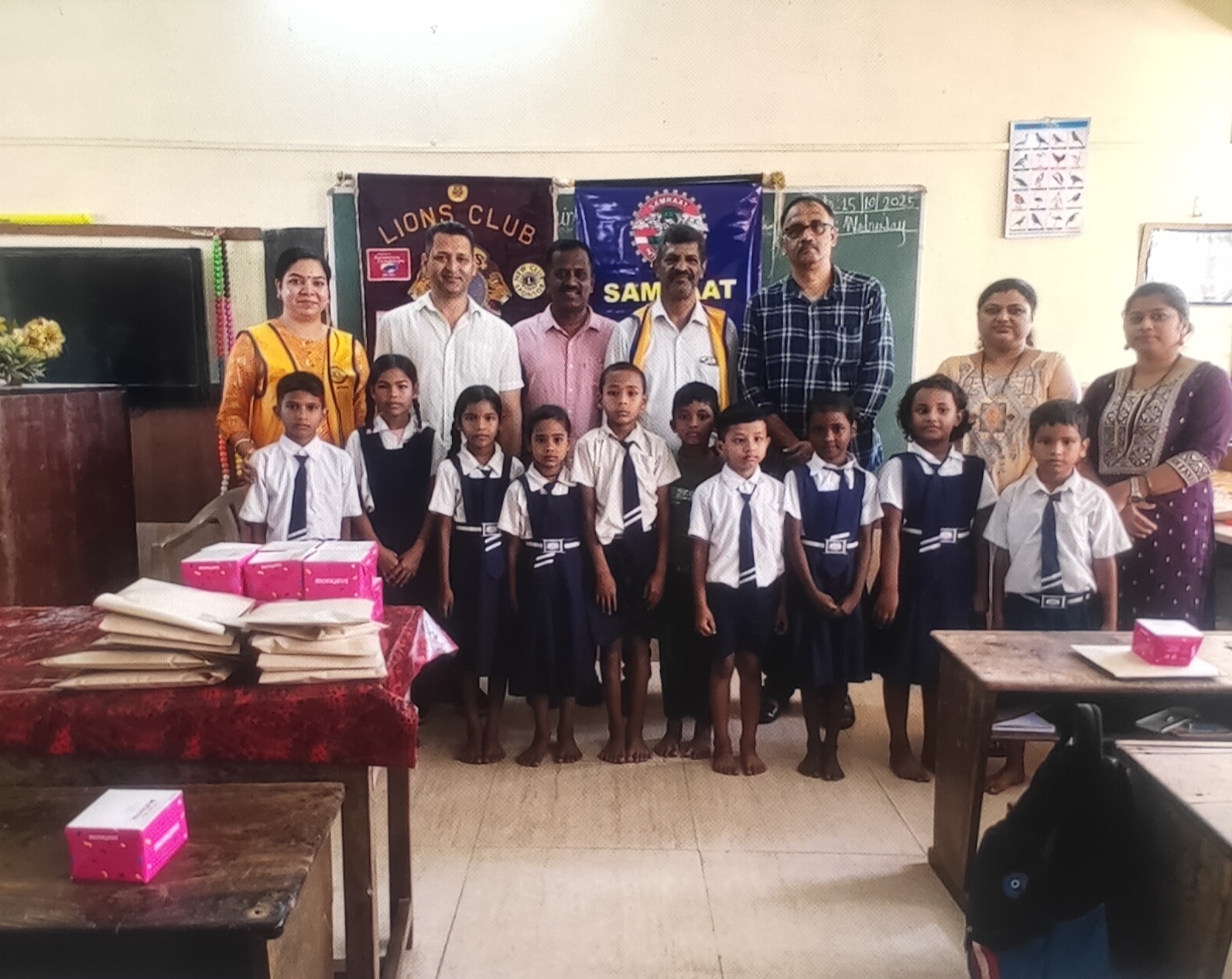 Hunger Drive on World Food Day @ 2 Schools - Govt Primary School at Fatorda and Ambaji