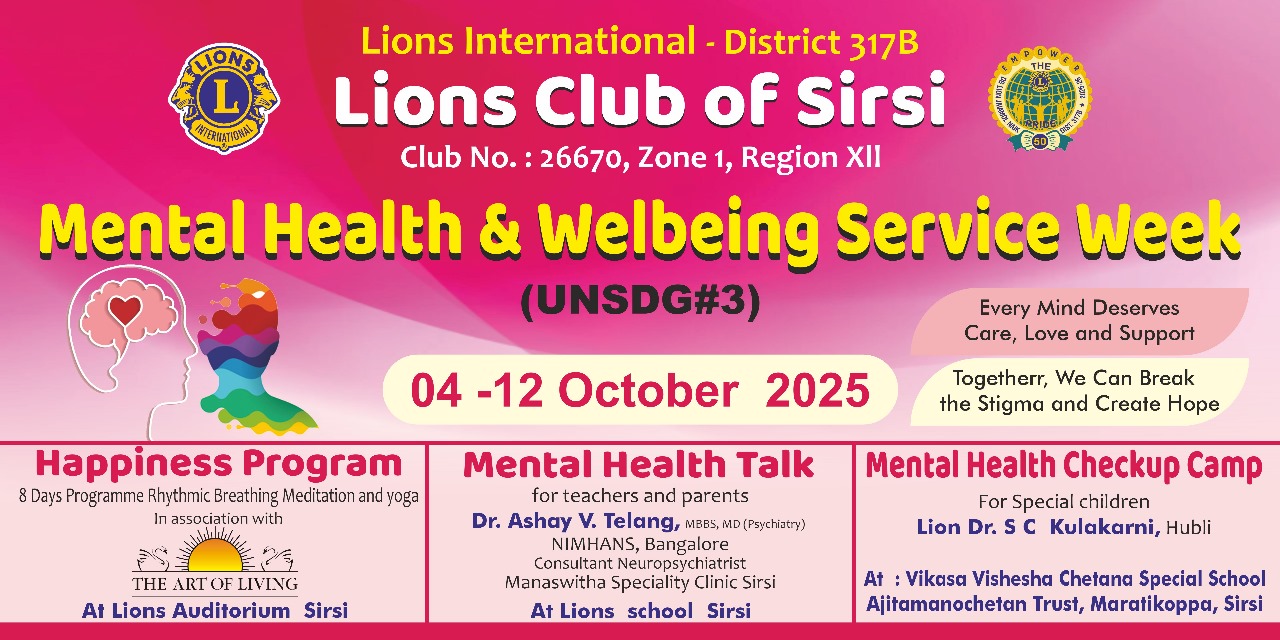 MEDITATION CAMP UNDER SERVICE WEEK MENTAL HEALTH AND WELBEING 