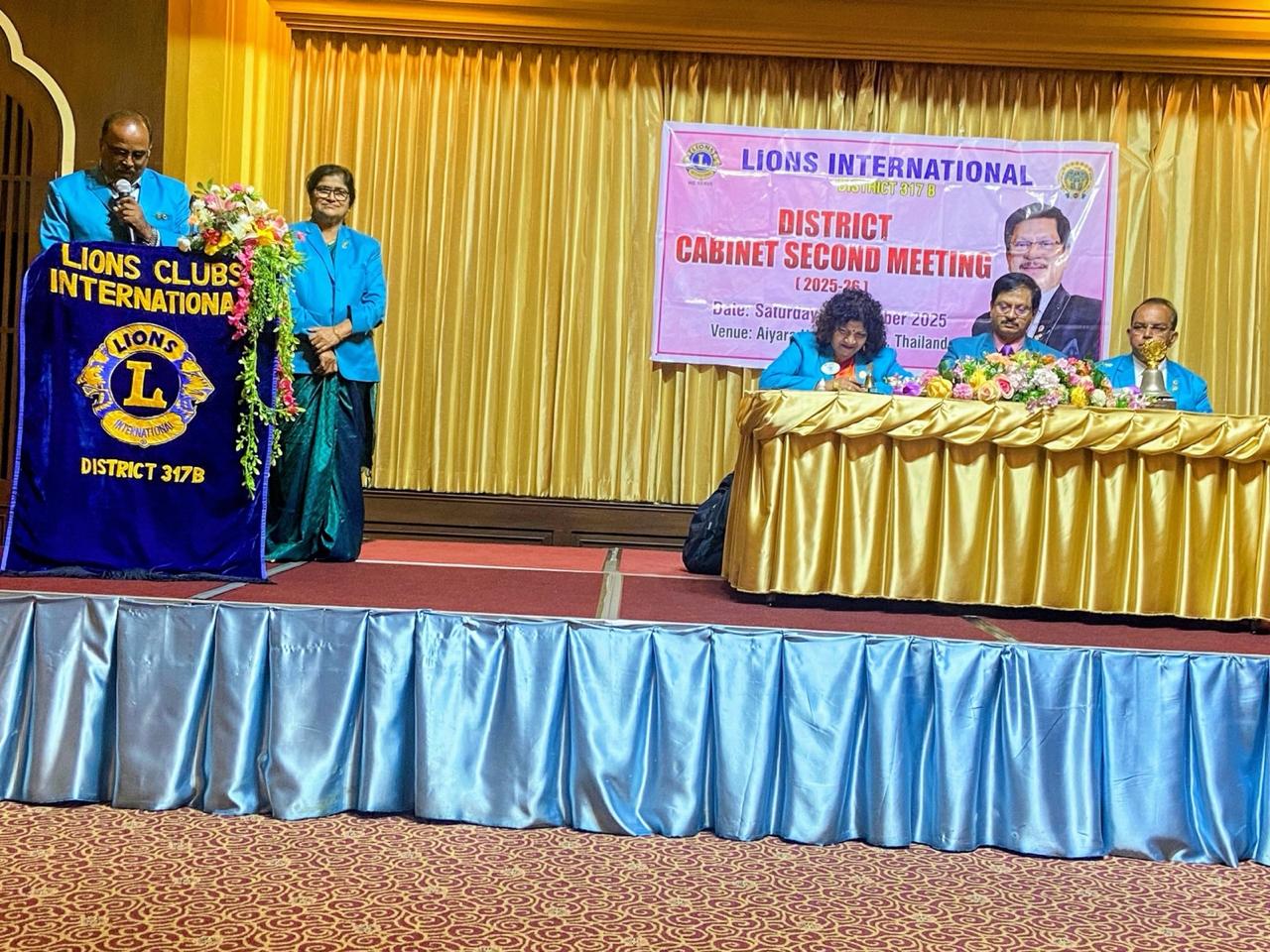 Attended Cabinet meeting