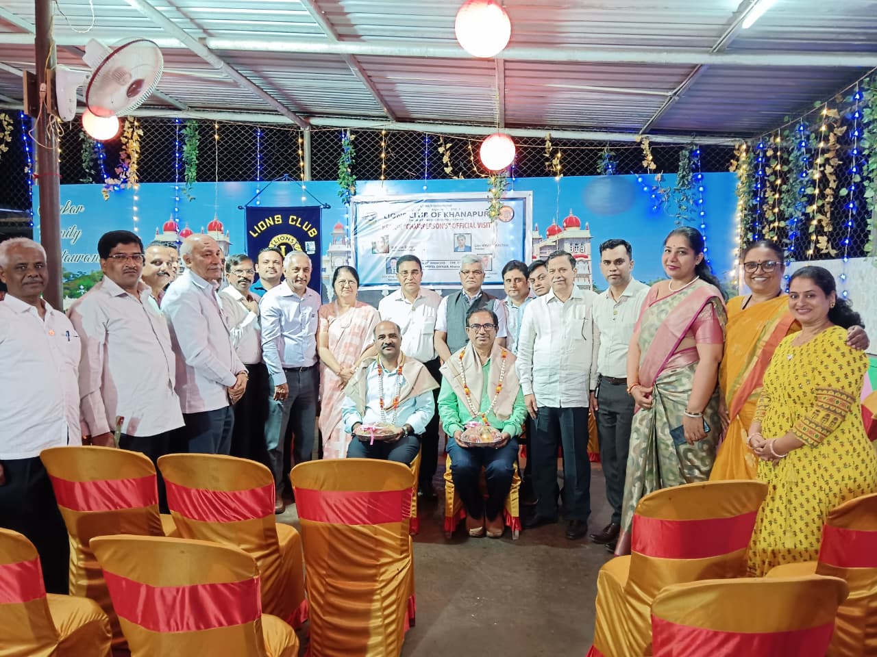 r. Mahesh Kivadasannavar, Khanapur Taluka Medical Officer and Dr. Manohar  Dadmi, Khanapur Taluka Veterinary Officer were felicitated on the occasion.  Dr. Mahesh Kivadasannavar spoke on the occasion and assured his co-operation in the future camps.