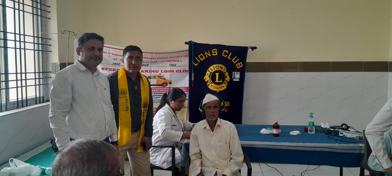 Speech and Hearing loss Clinic camp  at Government Hospital, Khanapur
