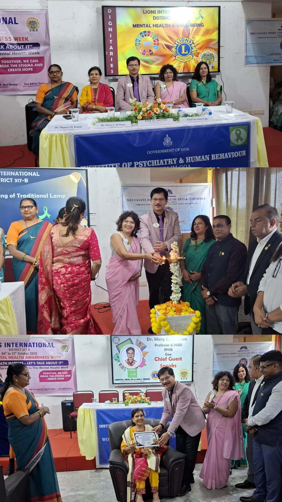 Inaugration of service week of world mental health 