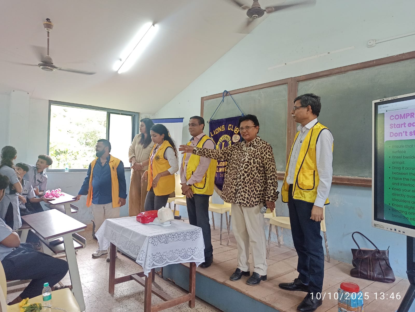 service activtiy of lions club of majorda cansaulim velsao