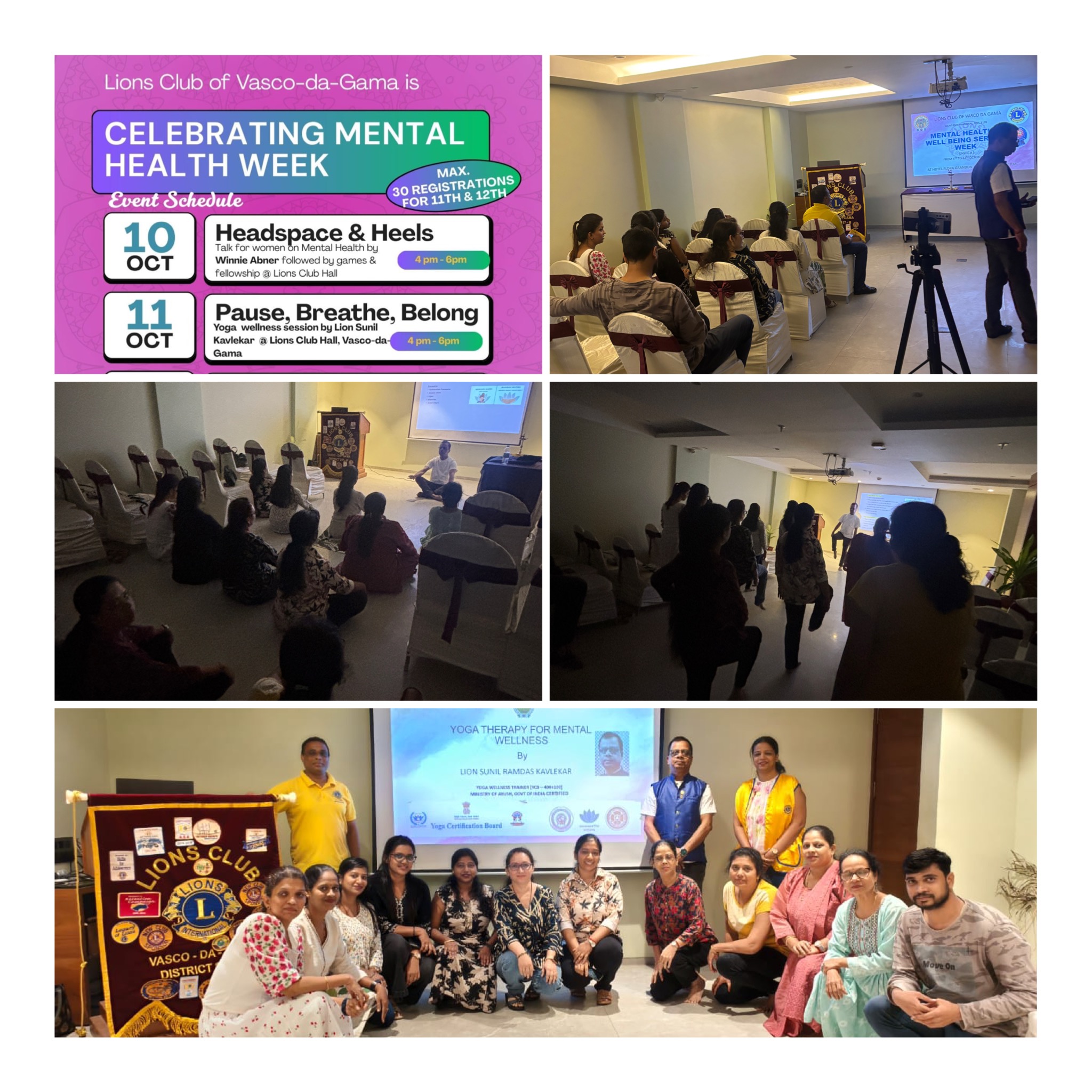 Yoga therapy for mental health