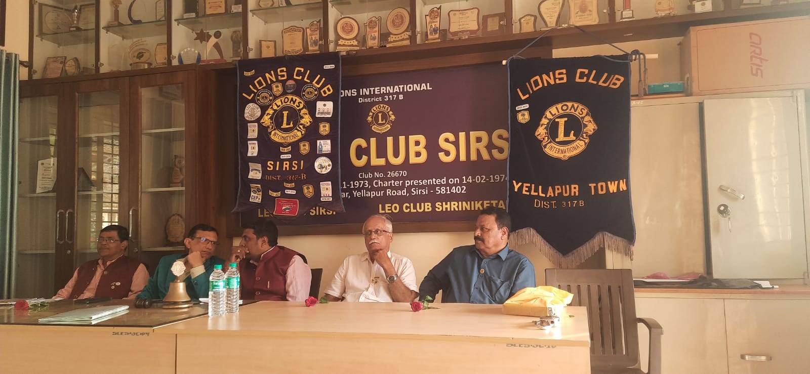 ATTENDED INTER REGION CLUB TWINNING- Lions Club Sirsi (Region 12) and Lions Club Yellapur (region 7)