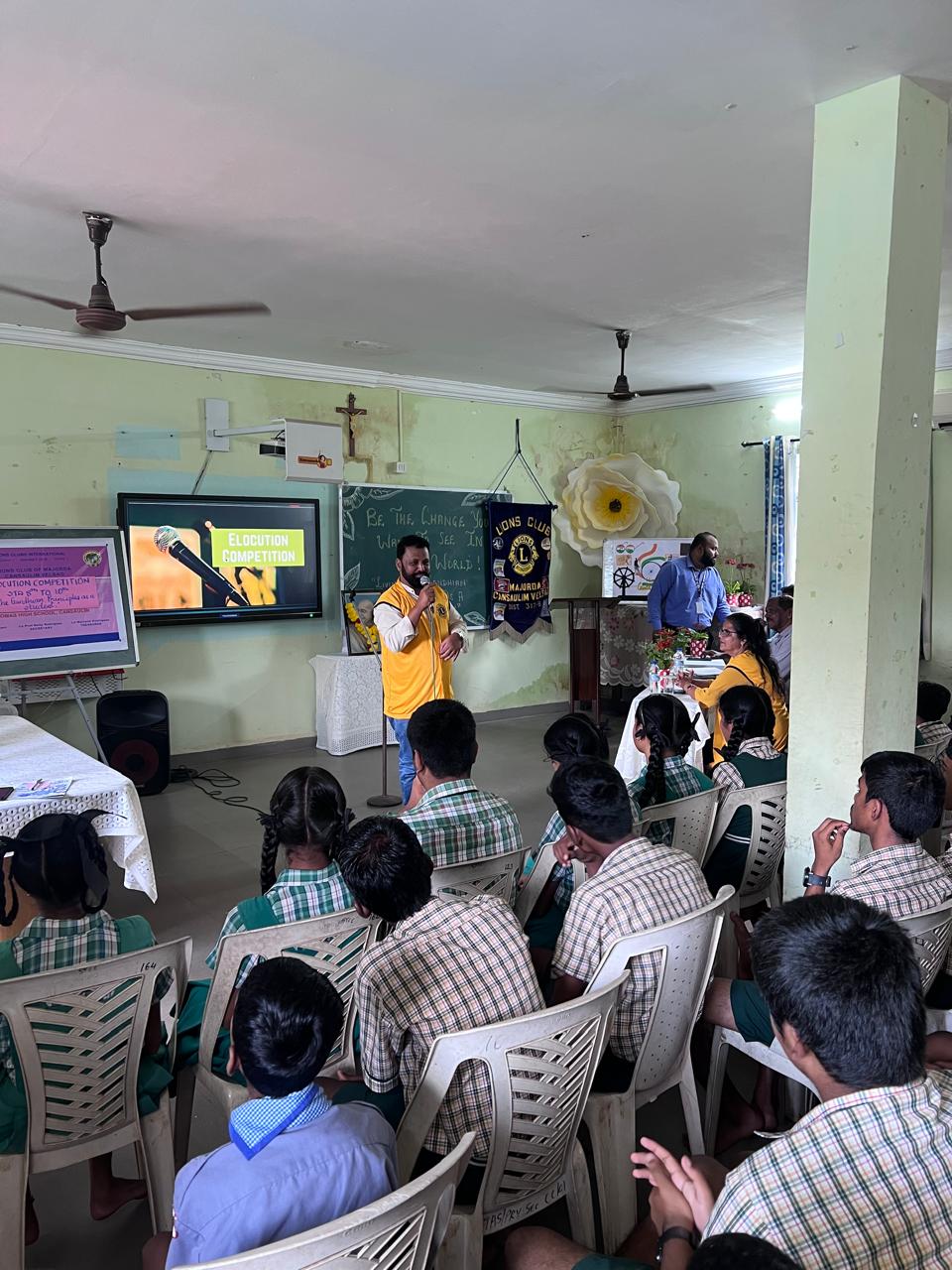 Living the Gandhian Principles as a student - elocution competition