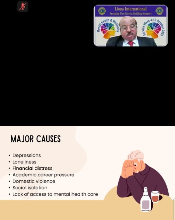 Topic: The Role of Clubs in Suicide Prevention