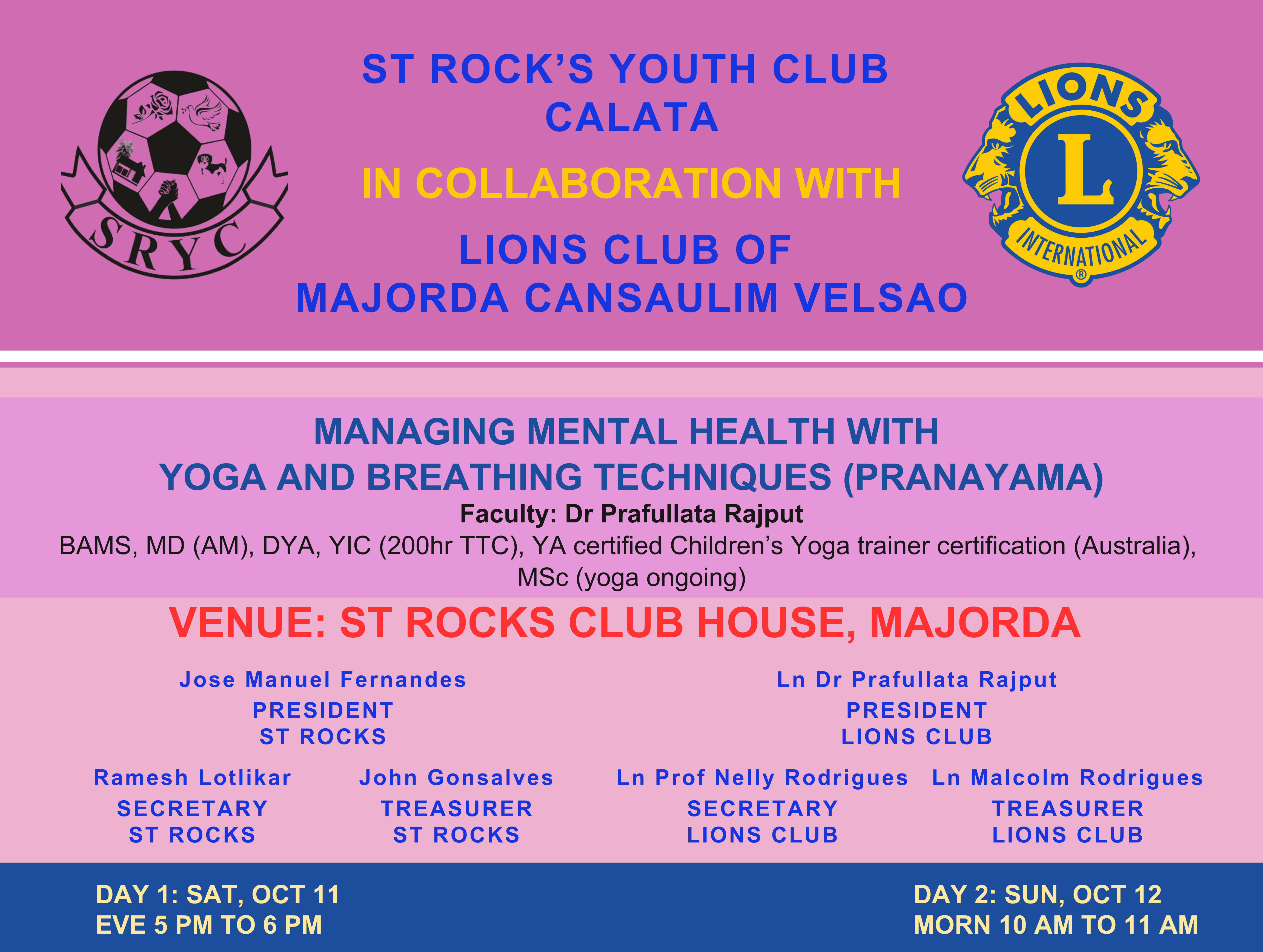 Managing Mental Health with Yoga and Pranayam