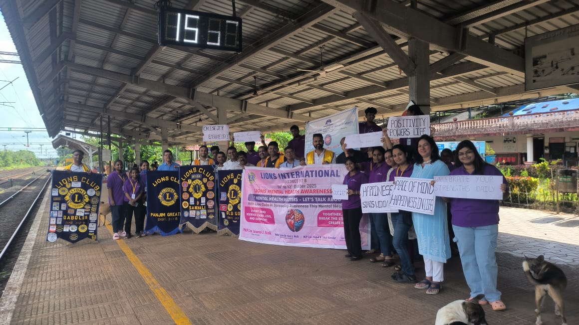 PARTICIPATED UNSDG#3 LIONS MENTAL AWARENESS WEEK SKIT EVENT HELD AT KARMALI RAILWAY STATION HELD ON 07 OCTOBER 2025 AFTERNOON AT 2 P.M. ONWARDS
