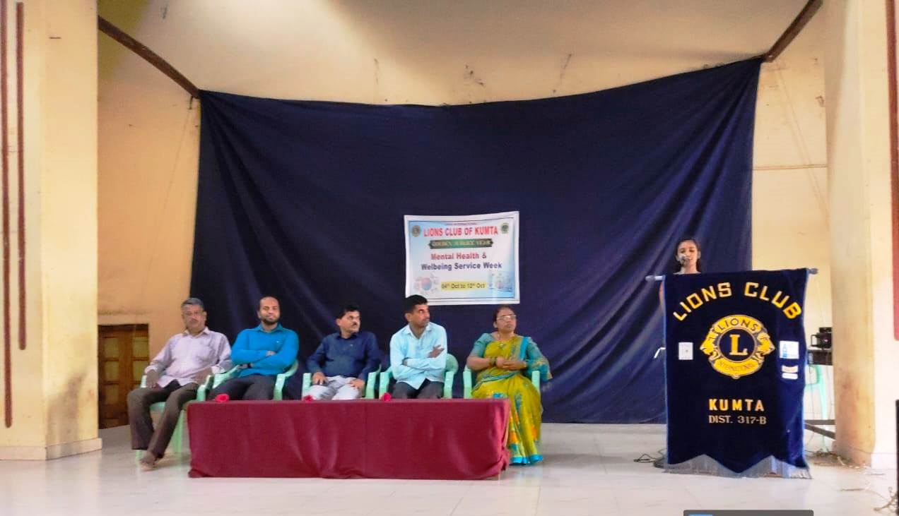 conducted lecture on mental health