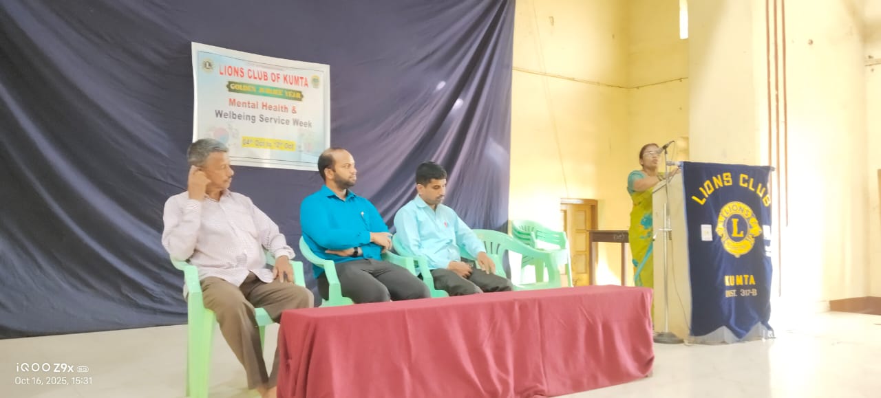 conducted lecture on mental health