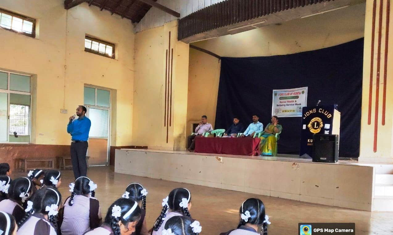 conducted lecture on mental health